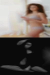 Swinging white tits jumping